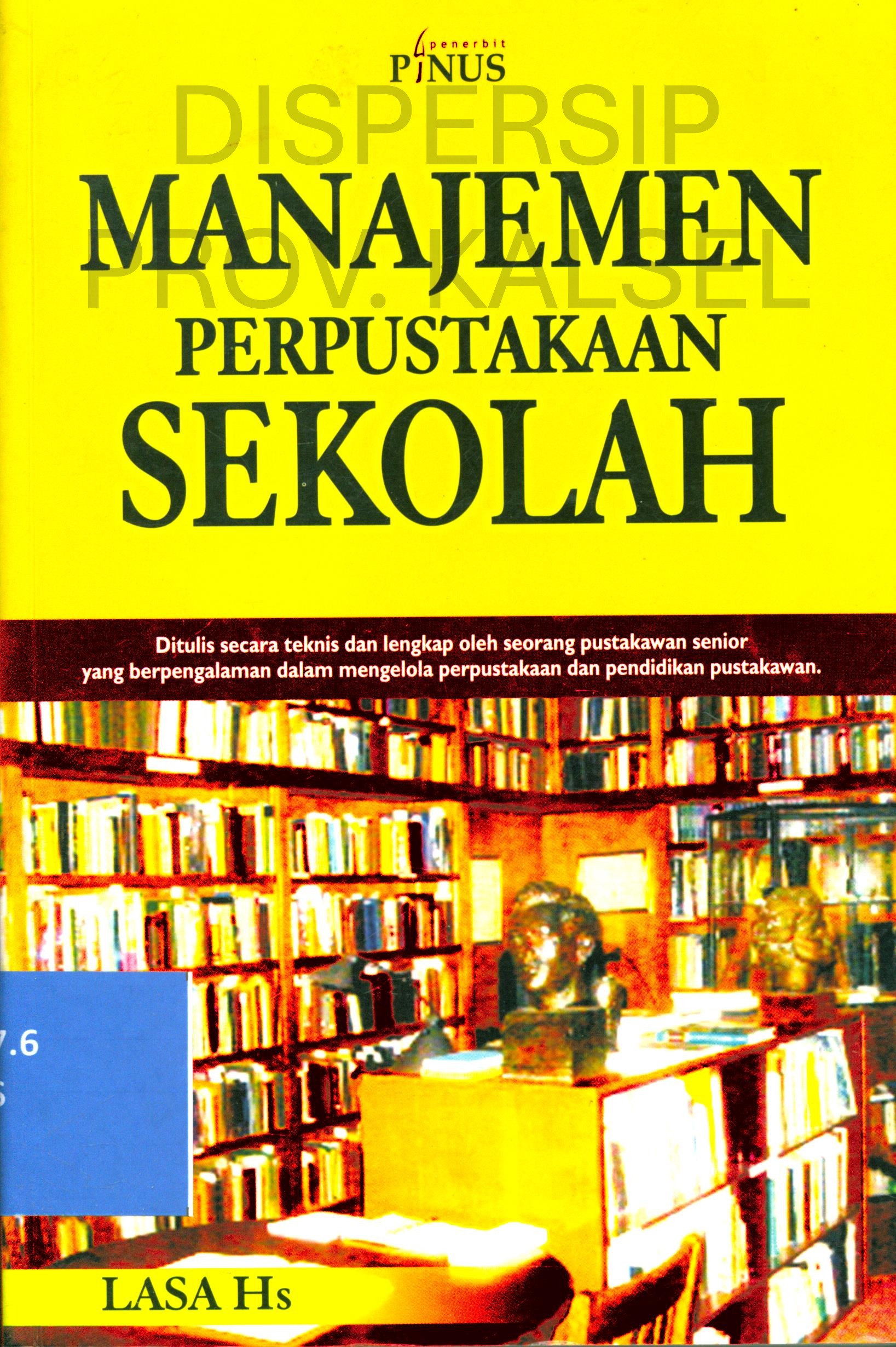 Cover Manajemen Perpustakaan Sekolah