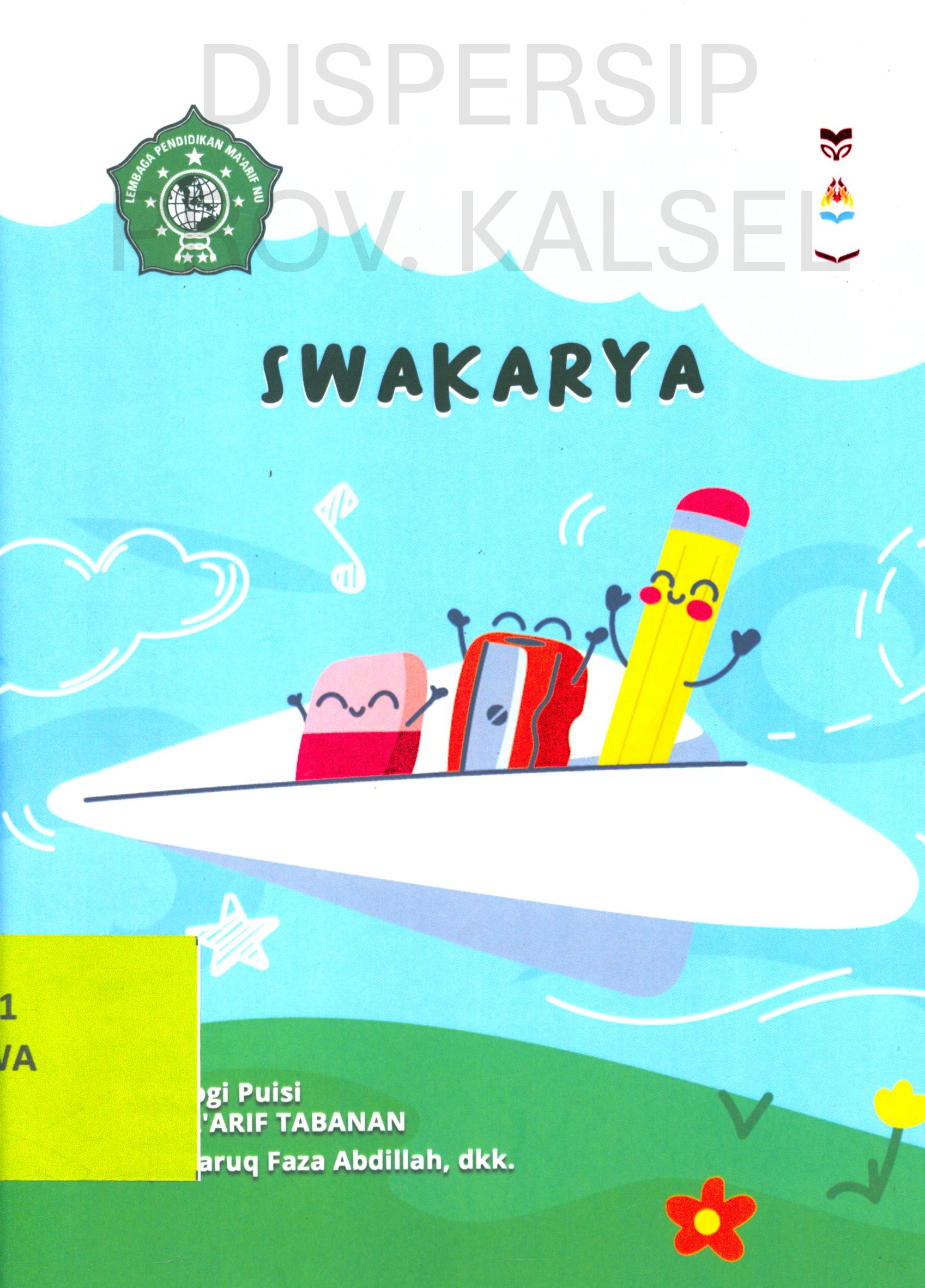 Cover Swakarya :  Antologi Puisi MI Ma'arif Tabanan