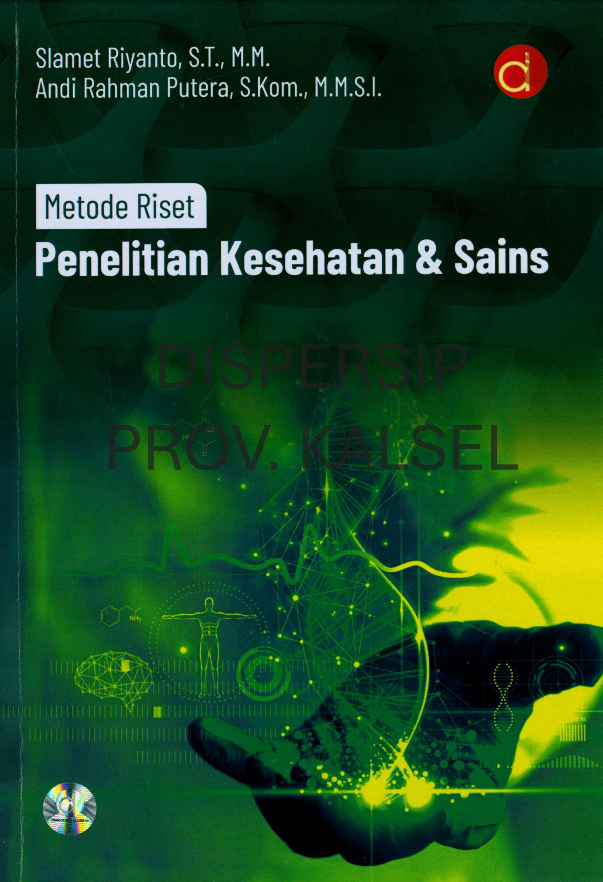 Cover Metode Riset Penelitian Kesehatan & Sains