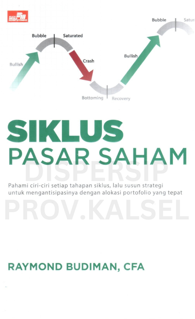 Cover Siklus pasar saham :  pahami ciri-ciri setiap tahapan siklus, lalu susun strategi untuk mengantisipasinya dengan alokasi portofolio yang tepat / Raymond budiman ; editor, Afifah N. andini, whindy yoevestian