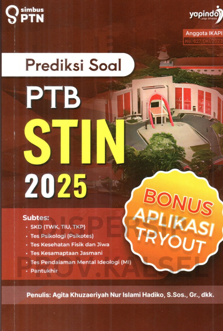 Cover Prediksi soal PTB STIN 2025 / Agita khuzaeriyah nur islami hadiko . . . [et.al] ; penyunting, Ala dira ariza
