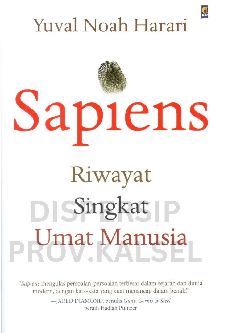 Cover Sapiens :  riwayat singkat umat manusia / Yuval noah harari ; penerjemah, damaring tyas wulandari palar ; penyunting, andya primanda