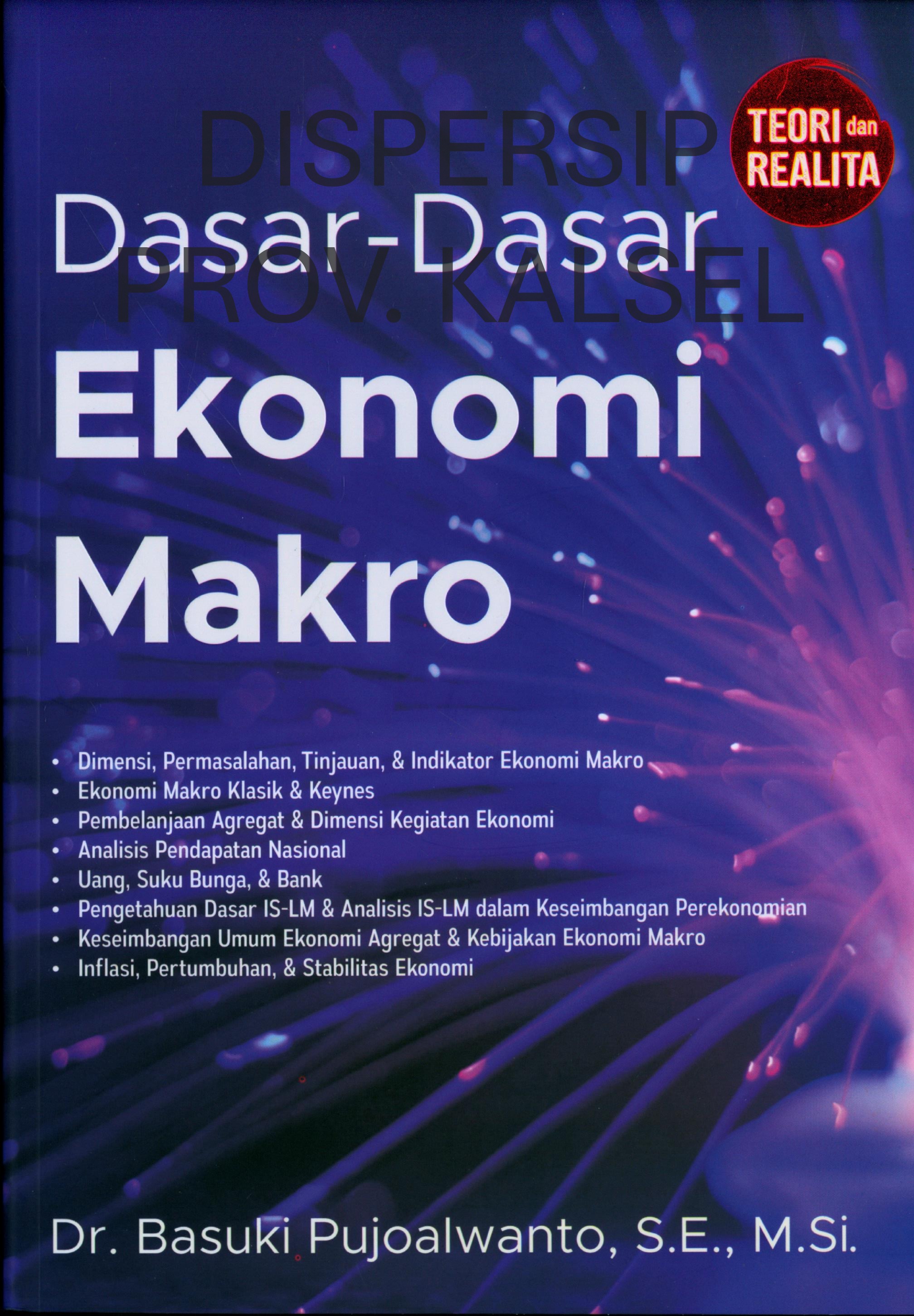 Cover Dasar-dasar Ekonomi Makro